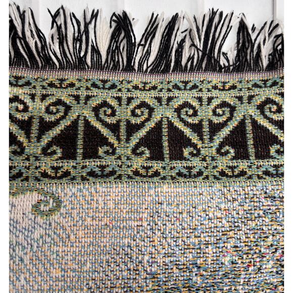 Thomas Kinkade Painter of Light Woven Tapestry Throw Blanket 66x45 Scenic Path - Picture 6 of 9